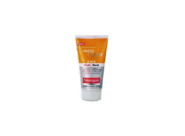 NEUTROGENA VISIBLY CLEAR 2 IN 1 WASH & MASK 150ML - Λιπαρό δέρμα-Ακμή στο Pharmakeio Online