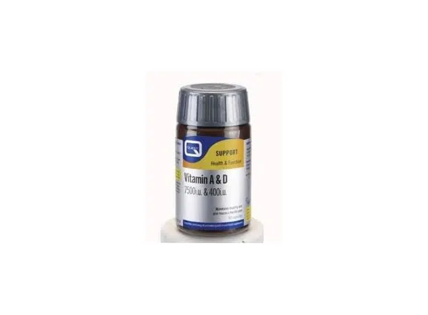 A & D 7500iu + 400iu 90 κάψουλες Quest Vitamins - Βιταμίνη Α στο Pharmakeio Online