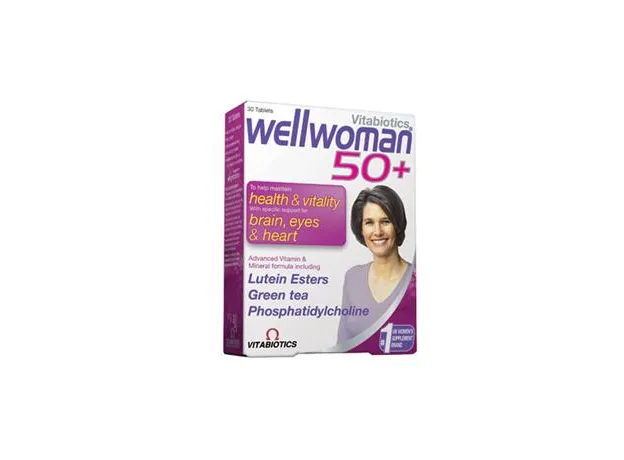 Wellwoman 50+ 30 tabs για γυναίκες άνω των 50 Vitabiotics - Ενέργεια-Τόνωση στο Pharmakeio Online