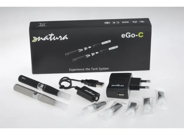 ΗΛΕΚΤΡΟΝΙΚΟ ΤΣΙΓΑΡΟ NATURA EGO-C1000mA BLACK - Ηλεκτρονικό τσιγάρο στο Pharmakeio Online
