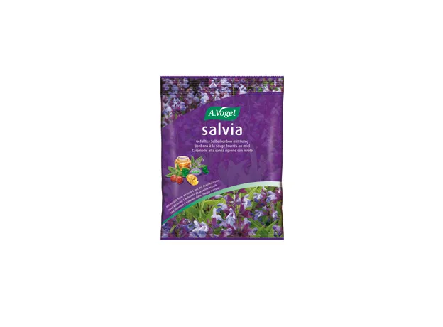 Salvia Bonbons Γεμιστές Καραμέλες με Φρέσκο Φασκόμηλο 75gr A.Vogel - Καραμέλες στο Pharmakeio Online