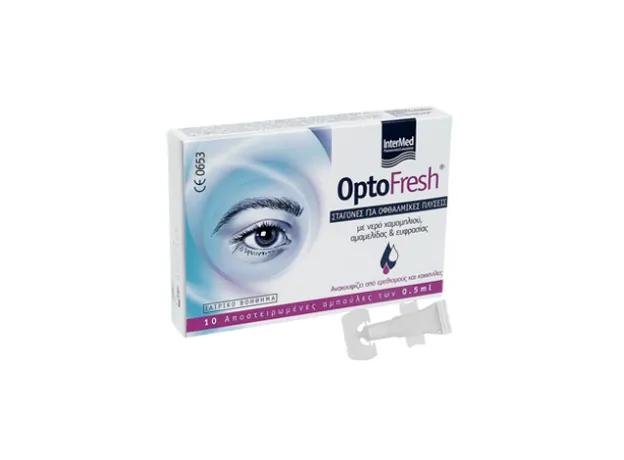 Optofresh οφθαλμικές σταγόνες - Oπτικά στο Pharmakeio Online