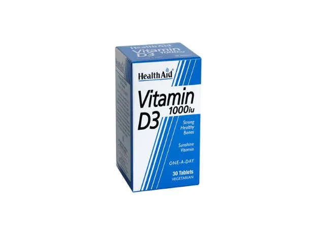 HealthAid Vitamin D3 1000 iu για την ανάπτυξη δυνατών οστών και δοντιών - Βιταμίνη D στο Pharmakeio Online