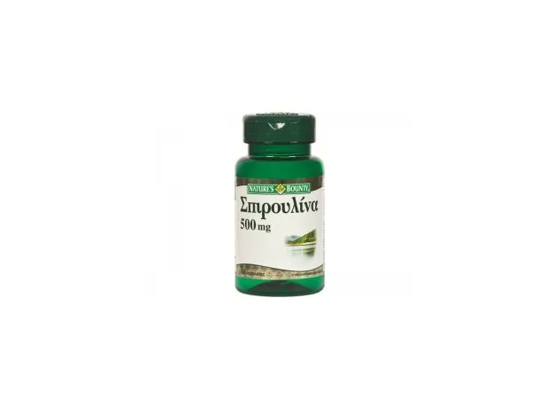 Nature's Bounty Spirulina 500mg 60ταμπλέτες - ΣΠΙΡΟΥΛΙΝΑ στο Pharmakeio Online