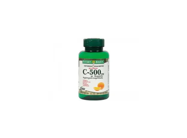 Nature's Bounty Vitamin C 500mg 100ταμπλέτες (ελεγχόμενης αποδέσμευσης) - Βιταμίνη C στο Pharmakeio Online