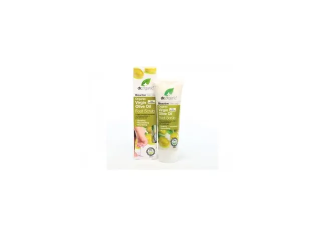 Dr.Organic Olive Oil Foot Scrub 125ml - Ξηρά σκασμένα πόδια στο Pharmakeio Online