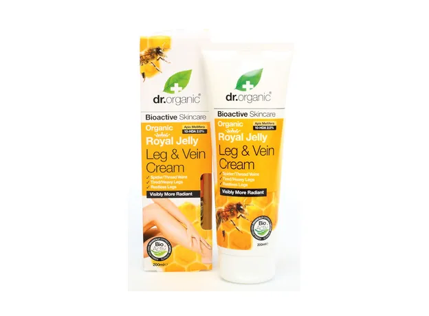 Dr.Organic Royal Jelly Leg & Vein Cream 200ml για κουρασμένα πόδια - Dr.Organic  -20% στο Pharmakeio Online