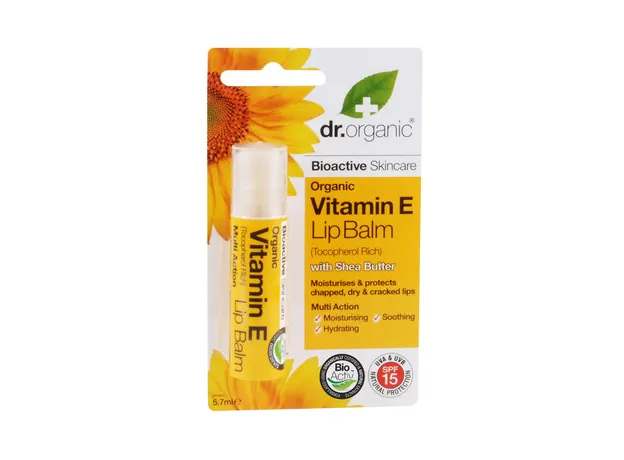 Dr.Organic Vitamin E Lip Balm 5,7ml - Χείλη στο Pharmakeio Online