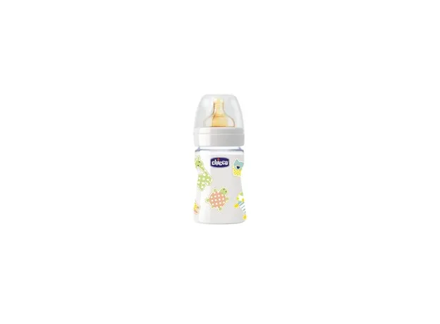Chicco Μπιμπερό γυάλινo 150ml ΘΚαουτσ. Nature Glass 0% BPA Με Σχέδια - Μπιμπερό στο Pharmakeio Online