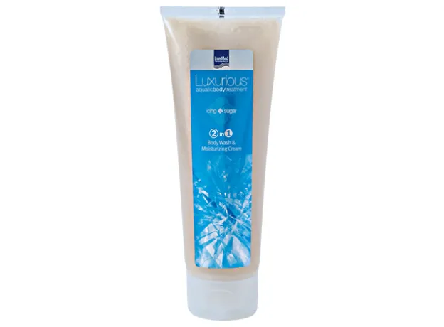INTERMED Luxurious 2 IN 1 Body Wash & Moisturizing Cream Icing sugar - Αφρόλουτρα στο Pharmakeio Online
