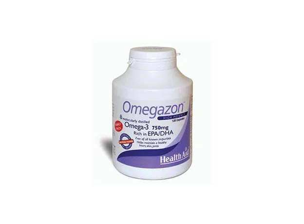 Health aid Omegazon Family Pack 120 caps - Λιπαρά οξέα- Ω3-Ω6-Ω9 στο Pharmakeio Online