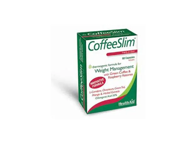 Health aid Coffee Slim 60 caps - Μείωση λίπους-όρεξης στο Pharmakeio Online