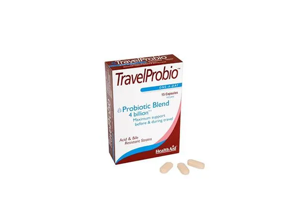 Health aid Travel Probio 15 caps - Προβιοτικά-Πεπτικό στο Pharmakeio Online