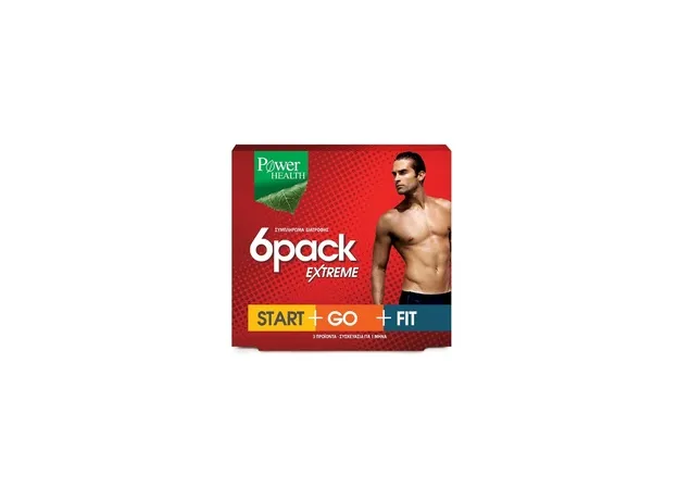 Power Health 6Pack Extreme Start+Go+Fit 3x30caps - Καύση λίπους στο Pharmakeio Online