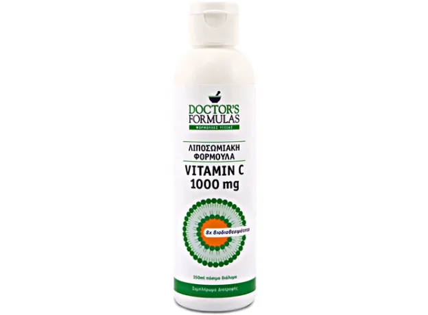 Doctor's Formulas Λιποσωμιακή Φόρμουλα Vitamin C 1000mg, 150ml - Βιταμίνη C στο Pharmakeio Online