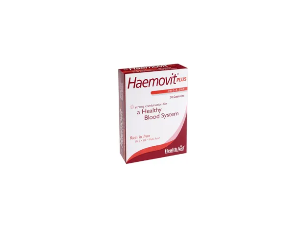 Health Aid Haemovit Plus Blister 30Caps - Μέταλλα-Ιχνοστοιχεία στο Pharmakeio Online