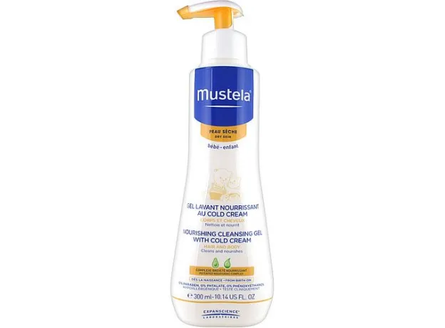 Mustela Nourishing Cleansing Gel with Cold Cream 300ml - Ενυδάτωση προσώπου-σώματος στο Pharmakeio Online