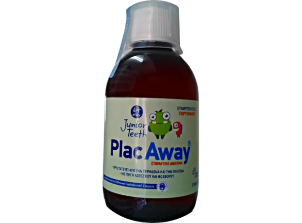 Plac Away Junior Teeth Στοματικό Διάλυμα 250ml - Στοματικά διαλύματα στο Pharmakeio Online