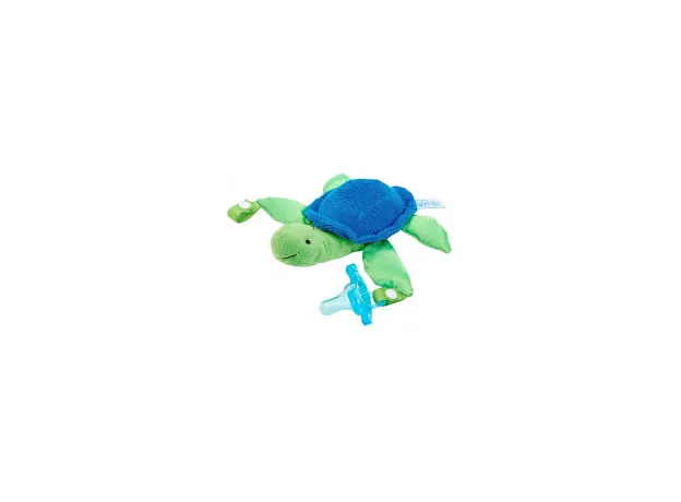 Dr. Brown's Timmy the Turtle Πιπίλα Όλο Σιλικόνης Σιέλ με Κουκλάκι Χελώνα, 1 τεμάχιο : με Ανθεκτικό Κλείστρο που ασφαλίζει την Πιπίλα ή το Μασητικό, παρέχει Άνεση & Διασκεδάζει το Μωρό - Πιπίλες στο Pharmakeio Online