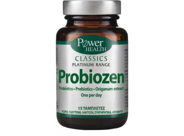 Power Health Classics Platinum Probiozen 15 ταμπλέτες - Προβιοτικά-Πεπτικό στο Pharmakeio Online