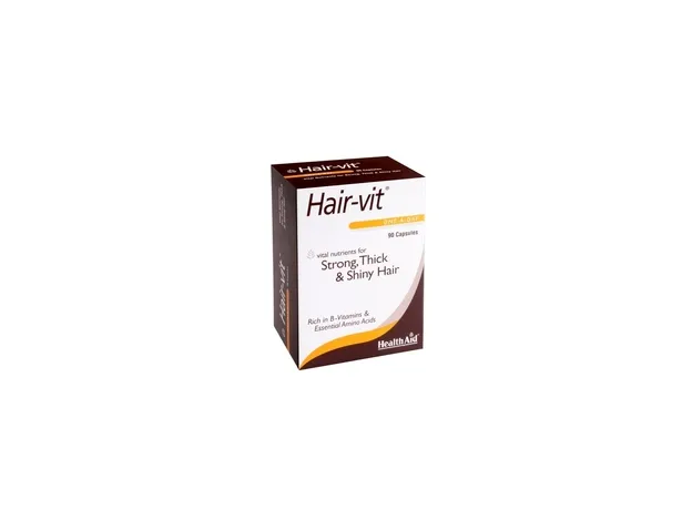 Health Aid Hair-vit 90caps - Μαλλιά-δέρμα-νύχια στο Pharmakeio Online