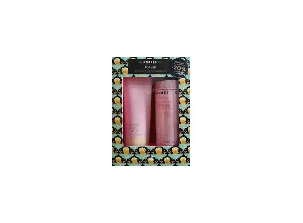 Korres Bellflower Tangerine Pink Pepper Body Milk 125ml & Showergel 250ml Korres γαλάκτωμα σώματος & αφρόλουτρο, με Λουλουδάτο, φρουτώδες και ξυλώδες άρωμα από Φυτό Καμπανούλα, Κόκκινο Μανταρίνι & Ροζ Πιπέρι. - Super προσφορές! στο Pharmakeio Online