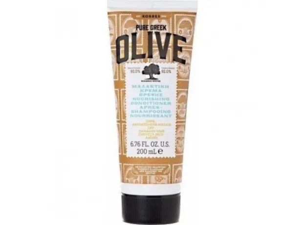 Korres Pure Greek Olive Μαλακτική Κρέμα Θρέψης για Ξηρά-Αφυδατωμένα Μαλλιά 200ml - Conditioners στο Pharmakeio Online