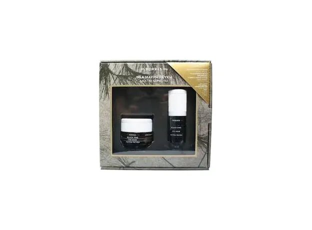 KORRES - ΠΑΚΕΤΟ ΠΡΟΣΦΟΡΑΣ ΝΕΑ ΜΑΥΡΗ ΠΕΥΚΗ Κρέμα Νυκτός Αντιγήρανσης & Σύσφιξης (40ml) ΜΕ ΔΩΡΟ την Κρέμα Ματιών (15ml) - Αντιγήρανση στο Pharmakeio Online