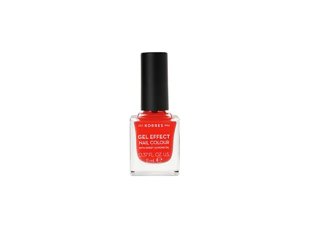 KORRES - GEL EFFECT Nail Colour Νο45 Coral - 11ml - Super προσφορές! στο Pharmakeio Online