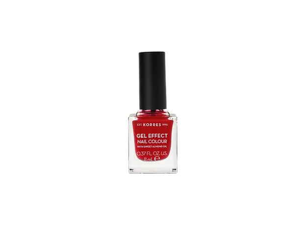 KORRES - GEL EFFECT Nail Colour No51 Rosy Red - 11ml - Super προσφορές! στο Pharmakeio Online