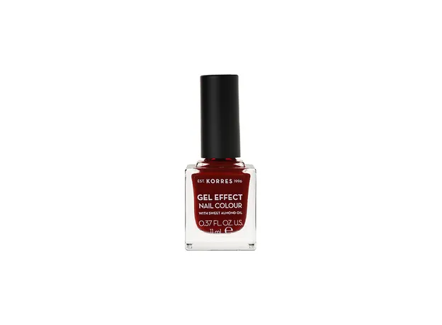 KORRES - GEL EFFECT Nail Colour Νο59 Wine Red - 11ml - Super προσφορές! στο Pharmakeio Online