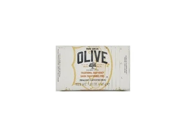 Korres Pure Greek Olive Tradional Soap Honey Παραδοσιακό Πράσινο Σαπούνι με Άρωμα Μέλι, 125gr - Super προσφορές! στο Pharmakeio Online