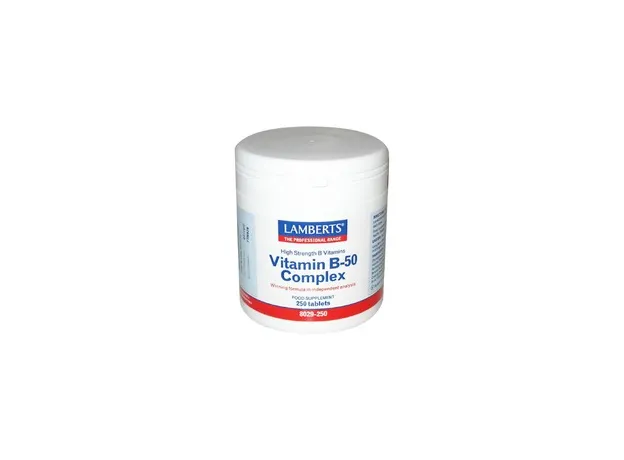 Lamberts B-50 Complex 250tabs - Βιταμίνη Β στο Pharmakeio Online