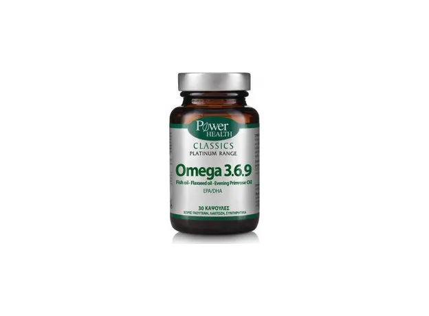 Power Health Classics Platinum Omega 3.6.9 30 κάψουλες για Καρδιά, Εγκέφαλο, Χοληστερίνη, Όραση 30 Κάψουλες - Oπτικά στο Pharmakeio Online