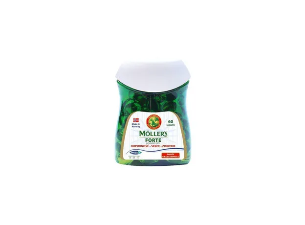 Moller's Forte 60 κάψουλες ιχθυέλαιο-μουρουνέλαιο - Λιπαρά οξέα- Ω3-Ω6-Ω9 στο Pharmakeio Online