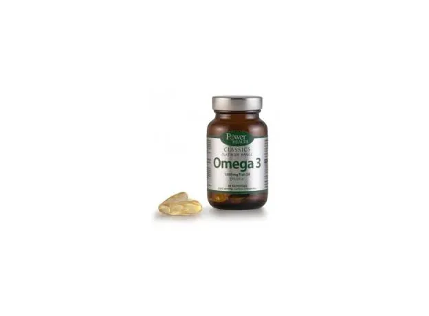Power Health Classic Omega 3 1.000 Fish Oil 30caps - Λιπαρά οξέα- Ω3-Ω6-Ω9 στο Pharmakeio Online