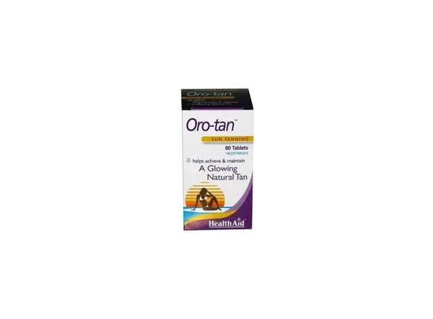 Health Aid Oro-Tan 60tabs προστασία από τον ήλιο, λαμπερό μαύρισμα - Γρήγορο μαύρισμα στο Pharmakeio Online