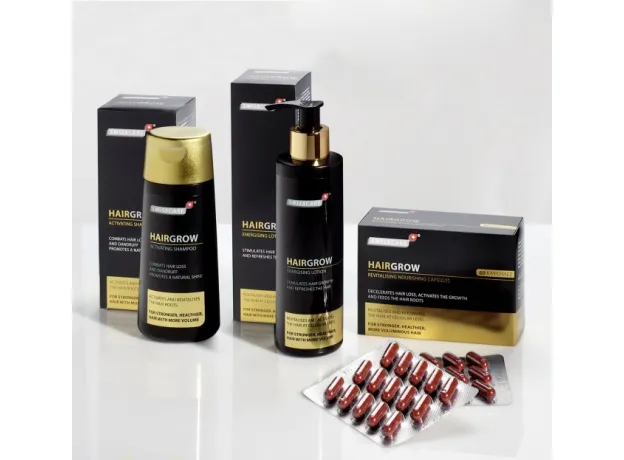 Hairgrow set πλήρες σετ κατά της τριχόπτωσης σαμπουάν λοσιον κάψουλες για άνδρες και γυναίκες - Τριχόπτωση στο Pharmakeio Online