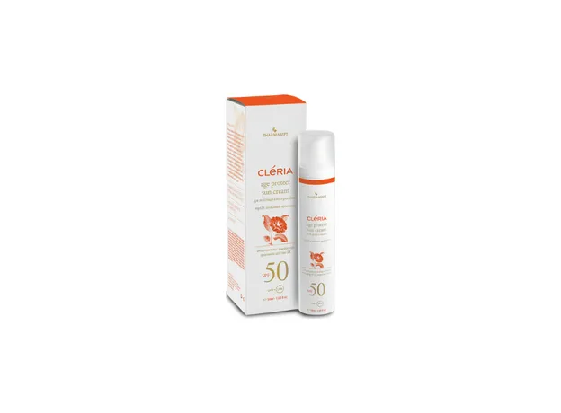 Pharmasept Cleria Age Protect Sun Cream SPF50 Αντηλιακή Κρέμα Προσώπου 50ml - Super προσφορές! στο Pharmakeio Online