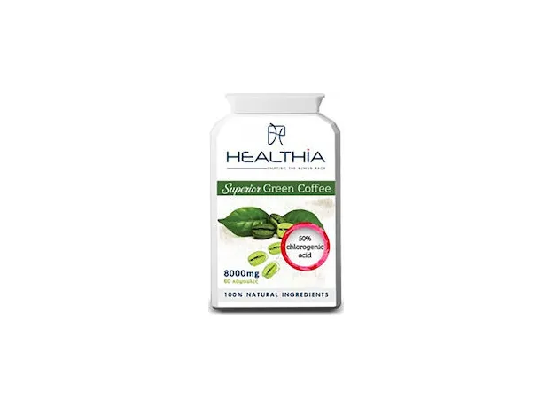 Healthia Superior Green Coffee 60 caps - Μείωση λίπους-όρεξης στο Pharmakeio Online