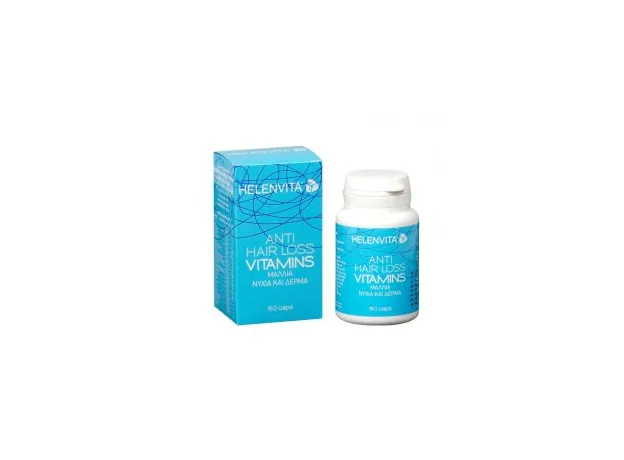HELENVITA Anti Hair Loss Vitamins Συμπλήρωμα Διατροφής 60caps - Τριχόπτωση στο Pharmakeio Online