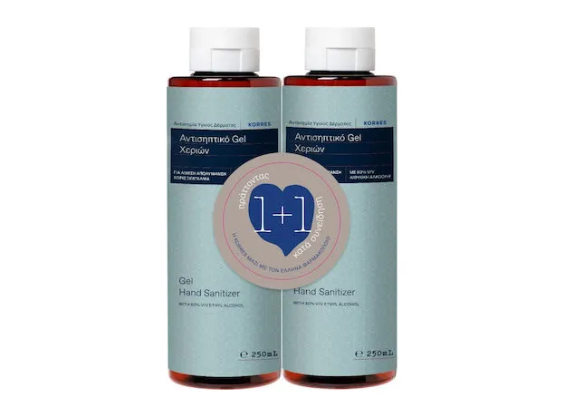 Korres Αντισηπτικό Gel Χεριών 250ml 1+1 δώρο - Φαρμακείο-διάφορα στο Pharmakeio Online