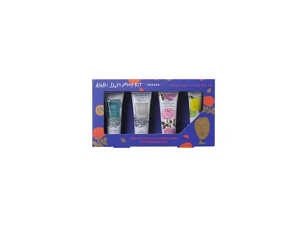 KORRES ΣΕΤ BEAUTY SHOTS ΝΥΧΤΕΡΙΝΗ ΦΡΟΝΤΙΔΑ - ΞΕΚΟΥΡΑΣΤΗ & ΛΑΜΠΕΡΗ ΟΨΗ ΤΟ ΕΠΟΜΕΝΟ ΠΡΩΙ Green Clay Μάσκα Καθαρισμού για λιπαρές επιδερμίδες 18ml + Natural Clay Μάσκα για Βαθύ Καθαρισμό 18ml + Damask Rose Μάσκα Νύχτας για Ξεκούραστη Όψη 18ml + Μάσκα με Αγγού - Super προσφορές! στο Pharmakeio Online