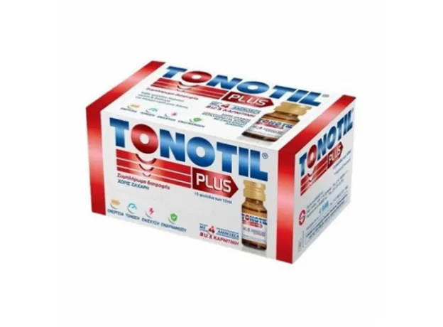 Tonotil PLUS 15 φιαλίδια x 10ml - Ενέργεια-Τόνωση στο Pharmakeio Online