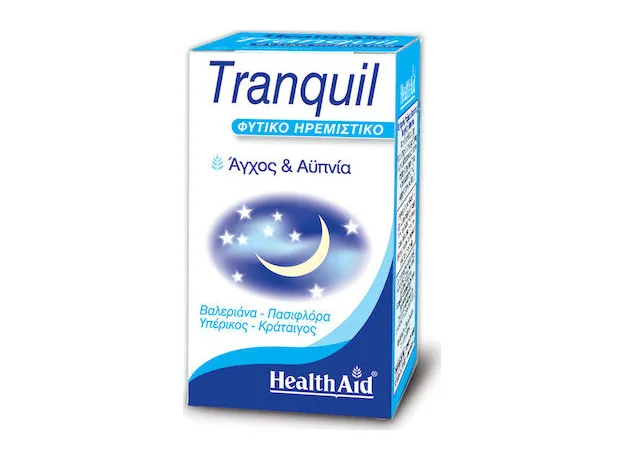Health Aid Tranquil 30 καψουλες - Αϋπνία-Άγχος στο Pharmakeio Online