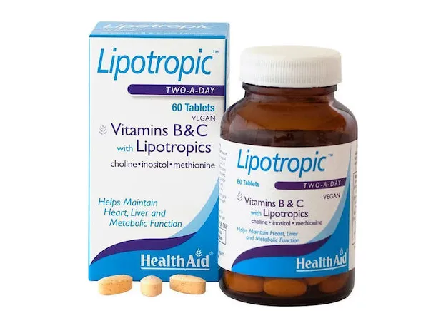 Health Aid Lipotropics with Vitamins B & C 60 ταμπλέτες - Αδυνάτισμα στο Pharmakeio Online