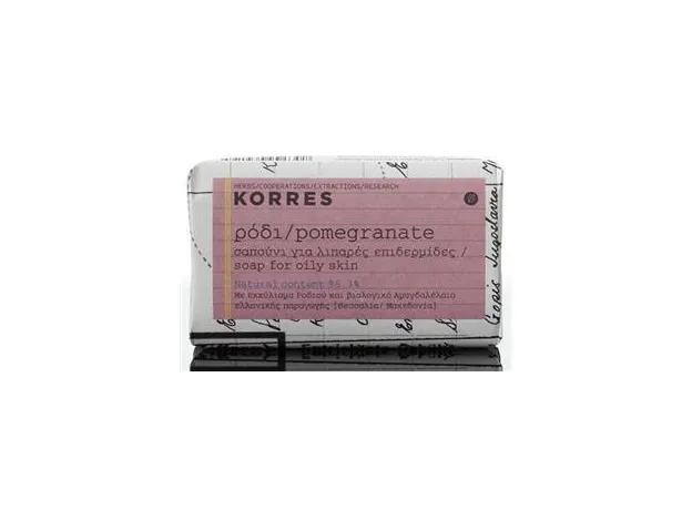 Σαπούνι Ρόδι Για Λιπαρές Επιδερμίδες 125 g KORRES - Λιπαρό δέρμα-Ακμή στο Pharmakeio Online
