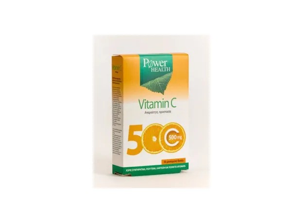 Vitamin C 500 mg 36's POWER HEALTH - Βιταμίνη C στο Pharmakeio Online
