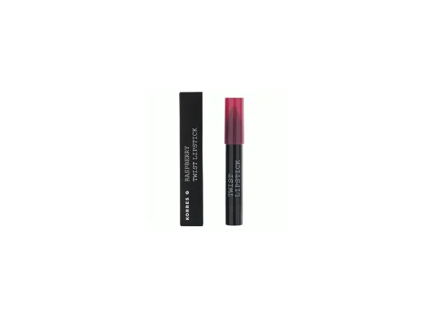 Korres Twist Lipstick Raspberry Βατόμουρο 2,5g - Περιποίηση χειλιών στο Pharmakeio Online