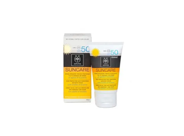 Αντιηλιακή Κρέμα Προσώπου spf50 με Χρώμα για τις Πανάδες 50ml - Ευαίσθητο δέρμα-Πανάδες στο Pharmakeio Online